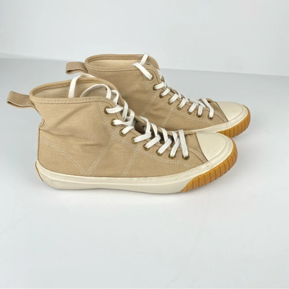 J. Crew Canvas High-Top Sneakers - Desert Sand -